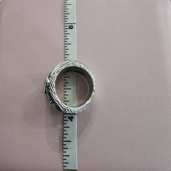 Custom Made Organic Style Sterling Silver Ring - Picture 6 of 10